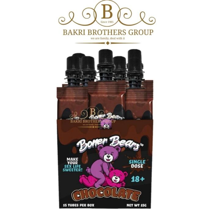 Boner Bears Chocolate Pouches, Box of 15 Pouches - Image 1
