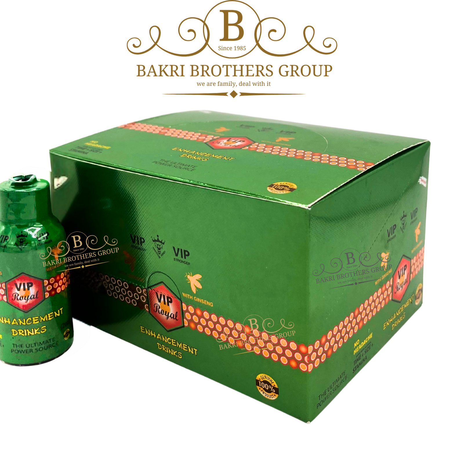 LIST THESE (1) VIP Green Royal Drink with Ginseng | Premium Edition Full Box | Fast-Acting Herbal Energy Support - Image 1