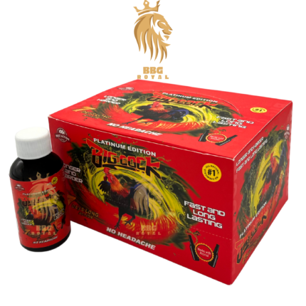 Big Cock Platinum Edition 2.5K liquid shot bottle premium fast-acting formula