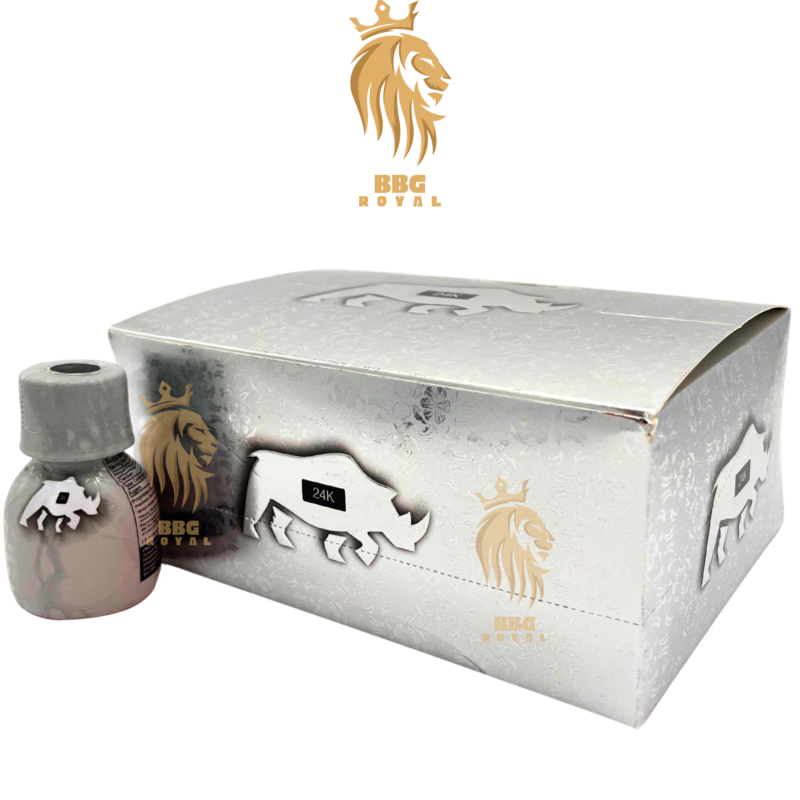 Rhino 24K liquid formula shots 12 bottle box