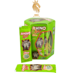 Rhino 69 Honey Green | Premium Herbal Honey Blend | 24 Sachets Hexagon Box