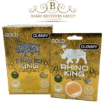 Rhino King Gold Gummy | Single Gummy | 24 Cards Per Box