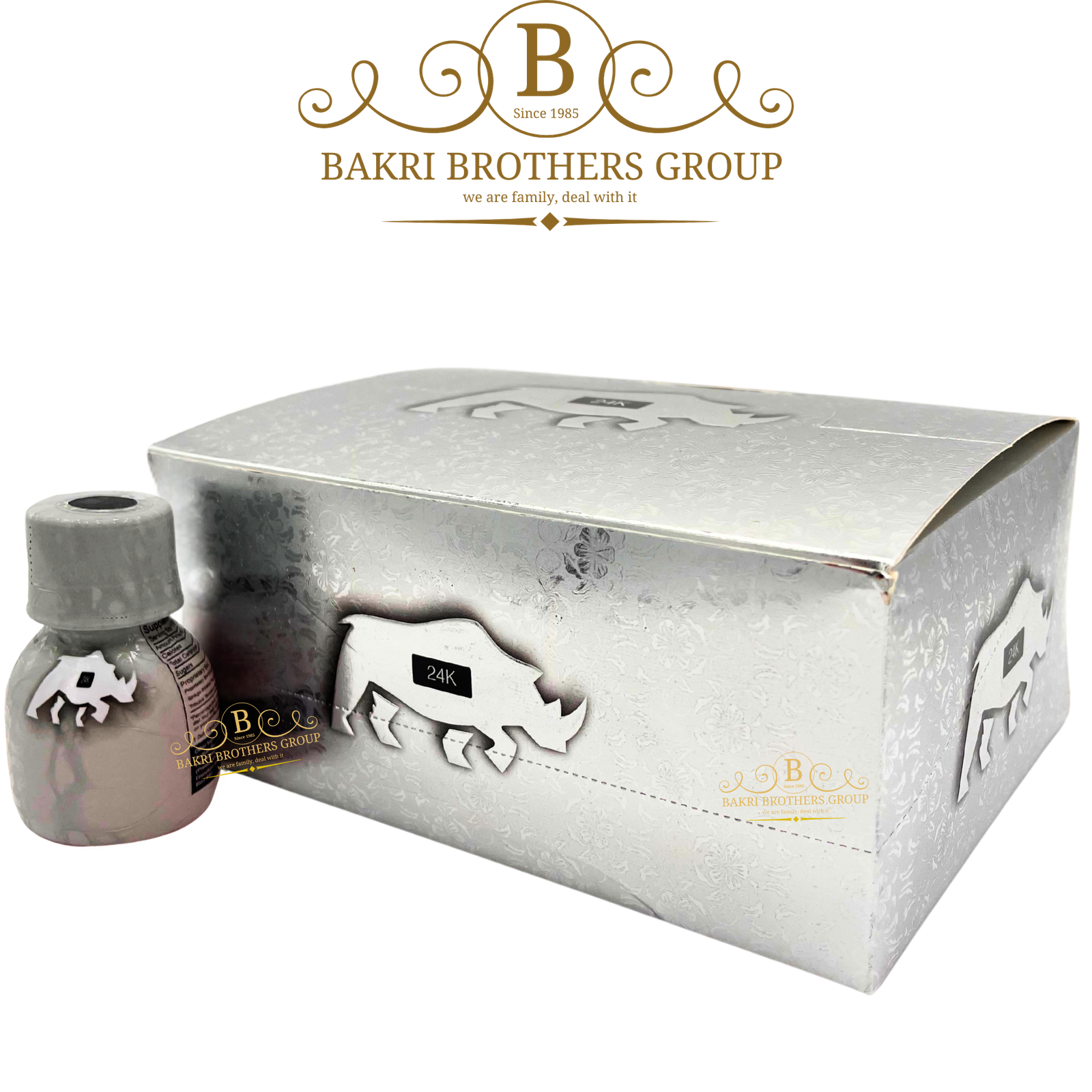 Untitled design (24) Rhino 24K | Premium Liquid Formula | 24K Strength | 12 Count Box - Image 1