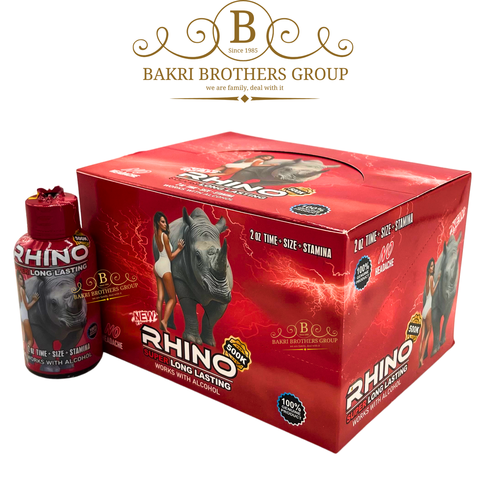 Untitled design (25) Rhino Super Long Lasting Shot | 2oz Performance Drink | Works With Alcohol - Image 1