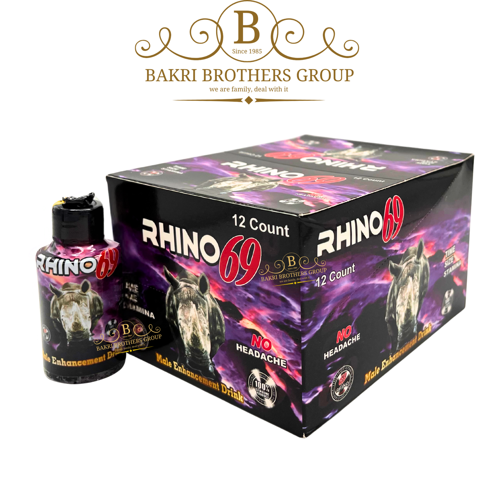 Untitled design (26) Rhino 69 Enhancement Shot | 2oz Male Performance Drink | Extra Strength Formula - Image 1