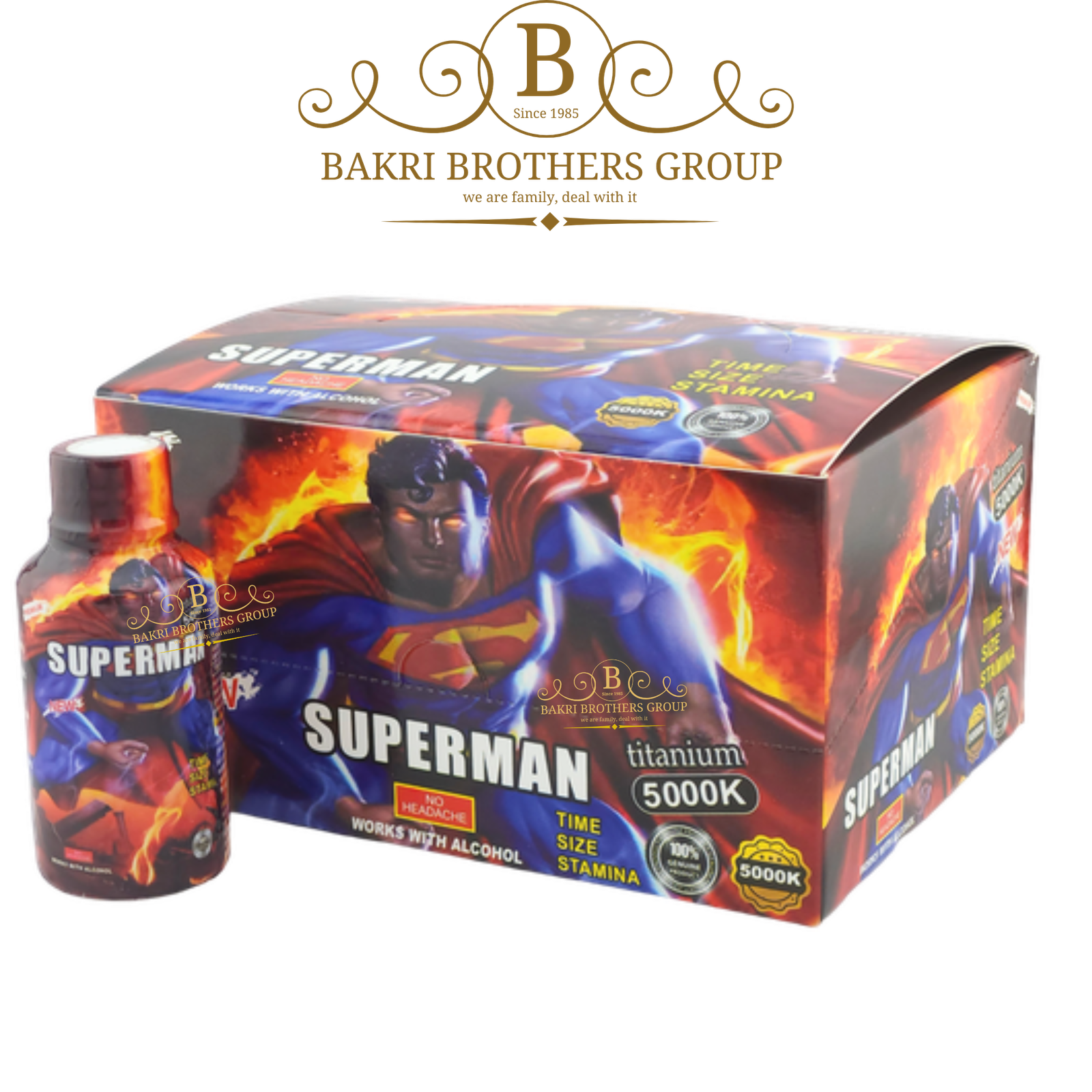 Untitled design (26) Superman Titanium 5000K Shot | 2oz Male Enhancement Drink | Extra Strength Formula - Image 1