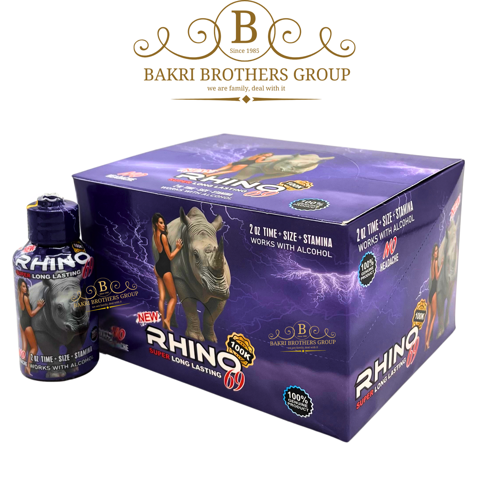 Untitled design (26) Rhino 69 Purple Edition | Premium Liquid Formula | Strong Support | 12 Count Box - Image 1