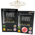 Hard Steel Gummy | Vegan | Watermelon Flavor | Single Gummy per Card | 24 Cards per Box