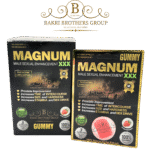 Magnum XXX Gummy | Male Sexual Enhancement | Single Gummy per Card | 24 Cards per Box