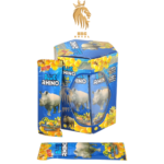 Blue Rhino Honey | Natural Vitality & Wellness Support | Enhanced Daily Energy | 24 Sachets Hexagon Box