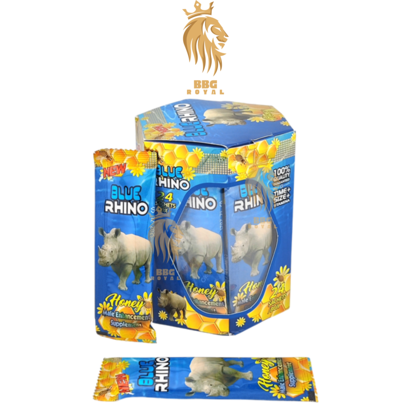 Blue Rhino honey blend 24 sachets hexagon box