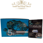5K Titanium | Single Pill | 24 Blister Cards per Box | Hanging Pack