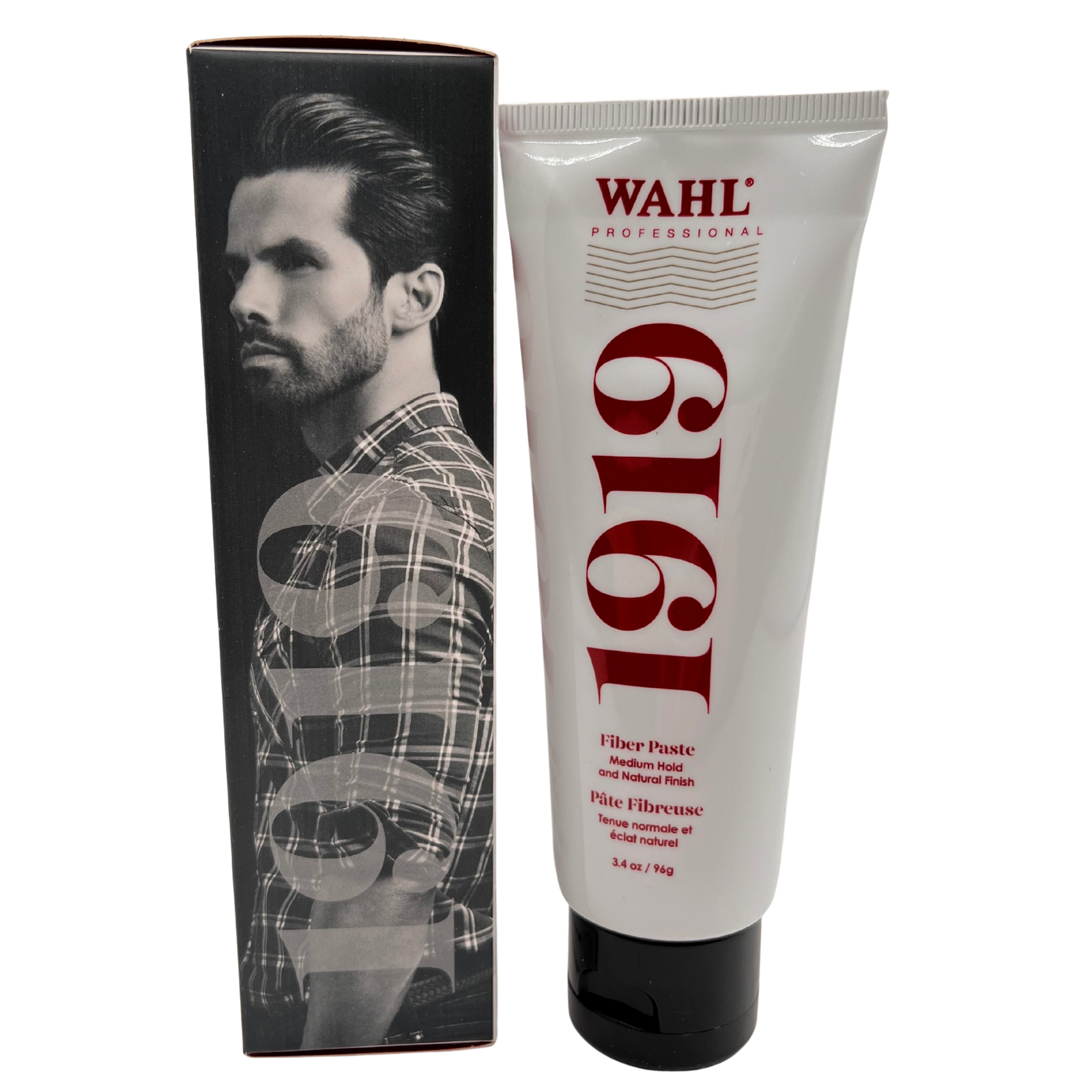 NEW PRODUCTS Wahl Professional 1919 Fiber Paste 3.4 oz – Medium Hold & Natural Finish - Image 1