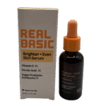 Real Basic Brighter + Even Skin Serum 30ml – Vitamin C 8% + Ferulic Acid 0.5% + Vegan Probiotic Kombucha 3%
