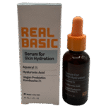 Real Basic Hydrating Serum 30ml – Aquaxyl 3% + Hyaluronic Acid + Vegan Probiotic Kombucha 3%