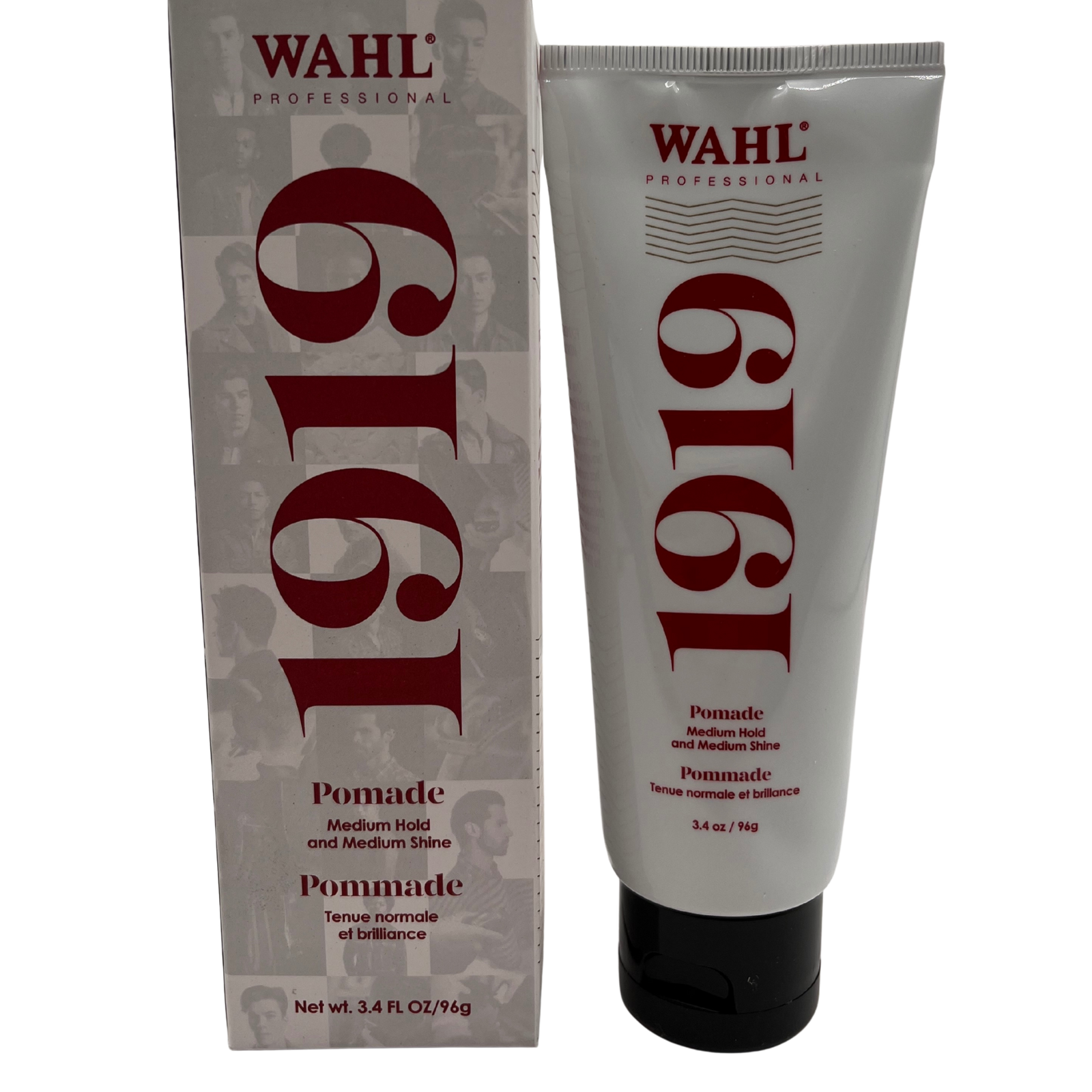 NEW PRODUCTS (2) Wahl Professional 1919 Pomade 3.4 oz – Medium Hold & Medium Shine Styling Cream - Image 1