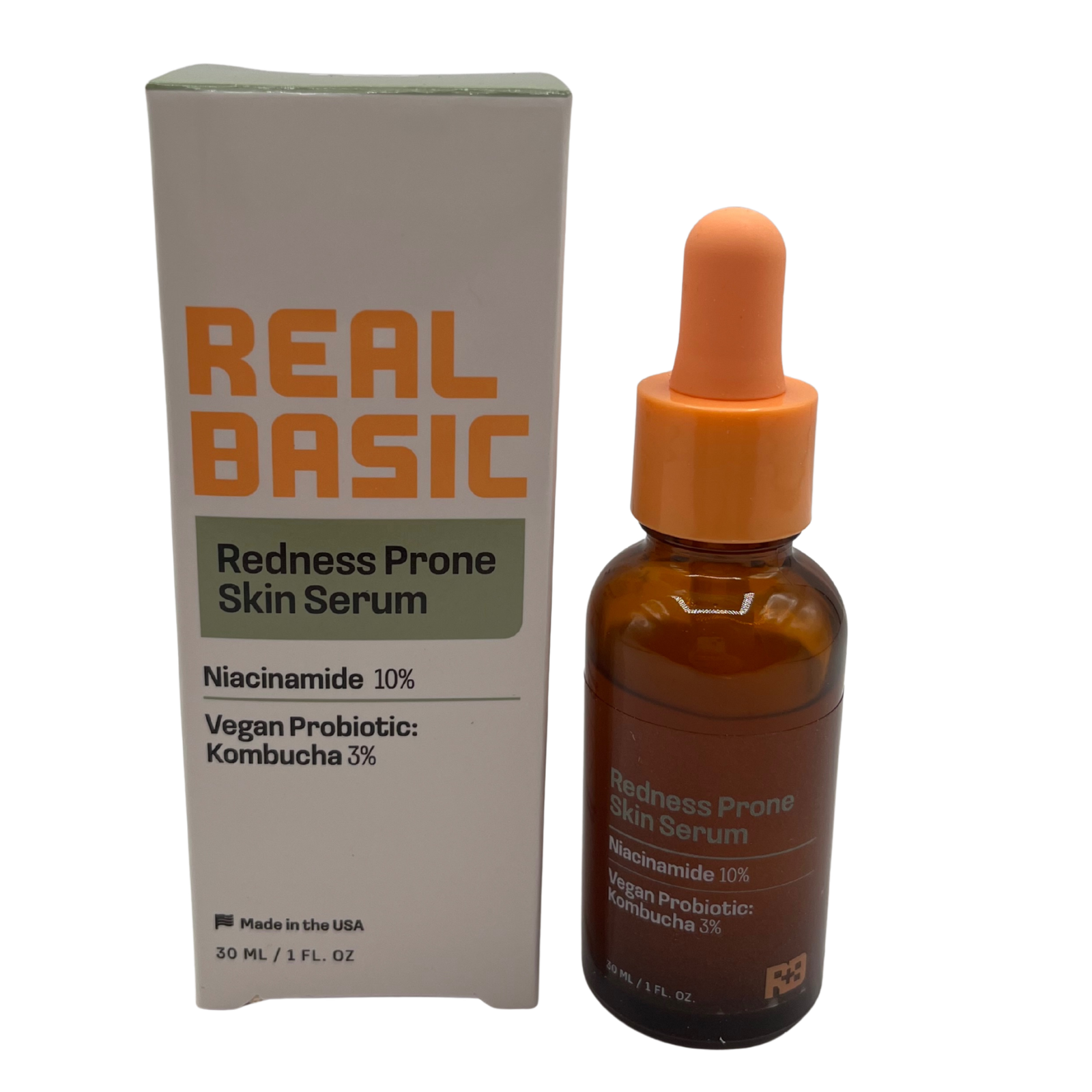 NEW PRODUCTS (3) Real Basic Redness Prone Skin Serum 30ml – Niacinamide 10% + Vegan Probiotic Kombucha 3% - Image 1