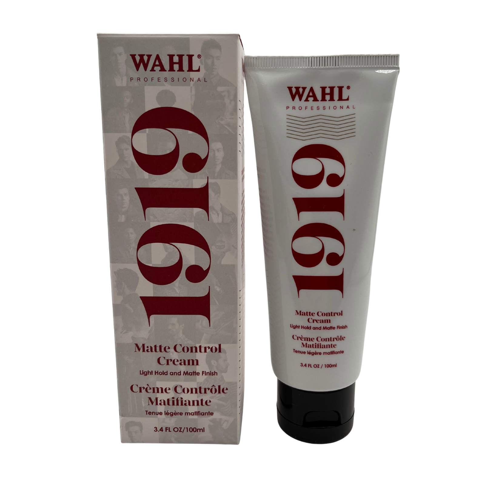 NEW PRODUCTS (5) Wahl Professional 1919 Matte Control Cream 3.4 oz – Light Hold & Matte Finish Styling Cream - Image 1