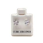 Cubic Zirconia Stud Earrings – 60-Pair Display Tray (Assorted Sizes & Styles) - Image 4