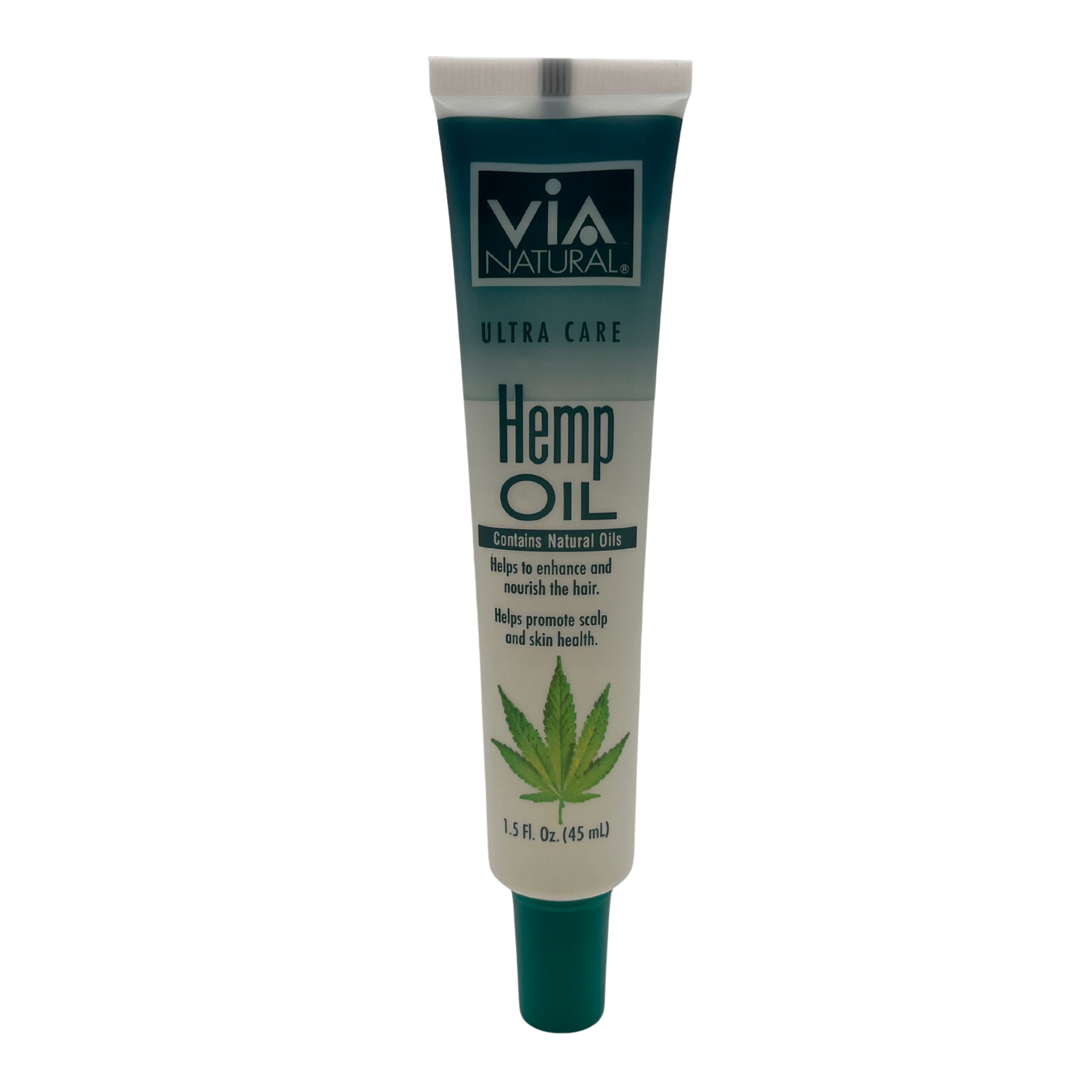 NEW PRODUCTS Via Natural Ultra Care Hemp Oil 1.5 fl oz – Nourishing Hair & Scalp Treatment with Natural Oils - Image 1