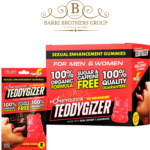 Honeygizer TeddyGizer Sexual Enhancement Gummies for Men & Women | Sugar & Caffeine Free | Pack of 24