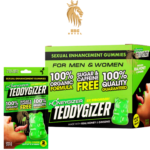 Honeygizer TeddyGizer Sexual Enhancement Gummies for Men & Women – Real Honey & Ginseng – Sugar & Caffeine Free – Pack of 24