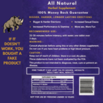 Rhino 71 Single Pill Male Enhancement- Feel The Power - Image 4