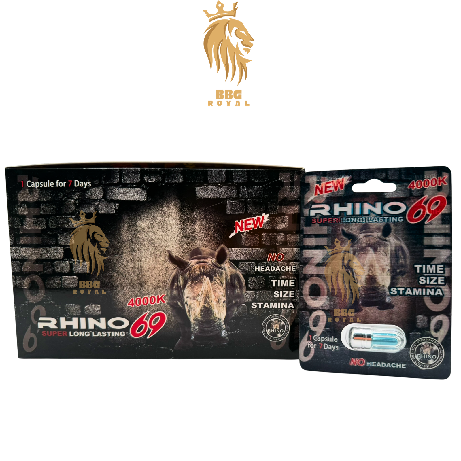 25 Rhino 69 4000K Capsules | Single Pack | 24 Capsules - Image 1