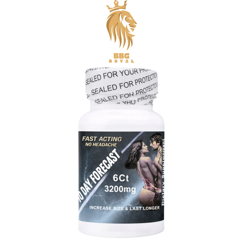 10 day forecast pills 6 count bottle supplement energy stamina support compact capsule product