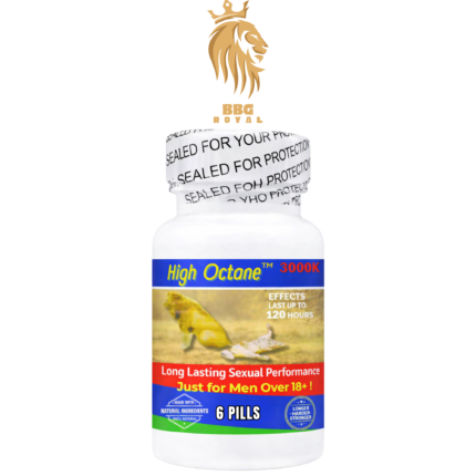 high octane 3000k capsules 6 count bottle supplement energy vitality support compact pill product