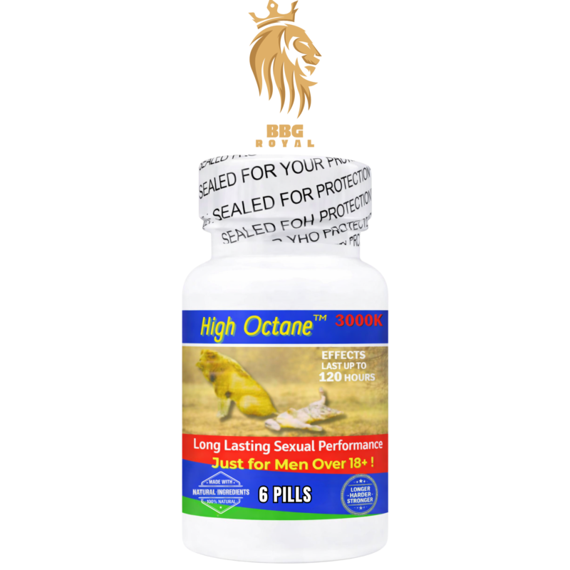 high octane 3000k capsules 6 count bottle supplement energy vitality support compact pill product