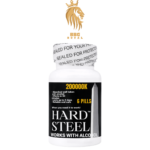 hard steel 20000k capsules 6 count bottle supplement energy vitality support compact pill product