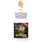 jet black pills 6 count bottle supplement energy vitality support compact pill product