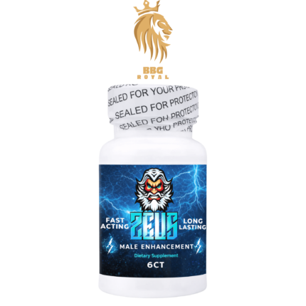 zeus male enhancement pills 6 count bottle fast acting long lasting formula