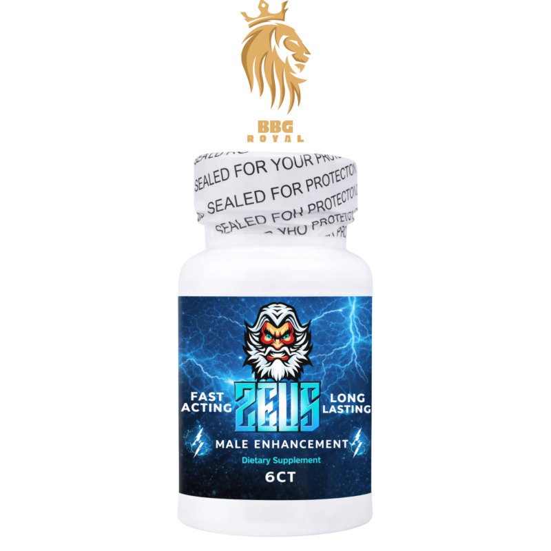 zeus male enhancement pills 6 count bottle fast acting long lasting formula