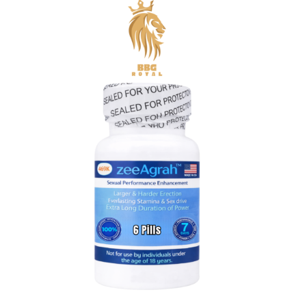 zeeagrah 469k male enhancement pills 6 count bottle stamina performance support