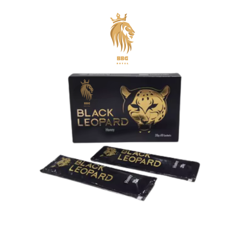 black leopard honey sachets premium honey sticks energy vitality supplement convenient stick packs