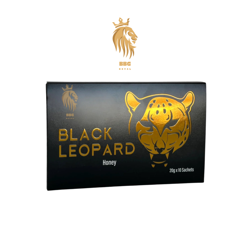 black leopard honey sachets premium honey sticks energy vitality supplement convenient stick packs