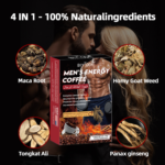 Men’s Energy Coffee Sachets – Premium Herbal Coffee Blend | Daily Energy & Vitality Support | 15 Packs (150g Total) - Image 2